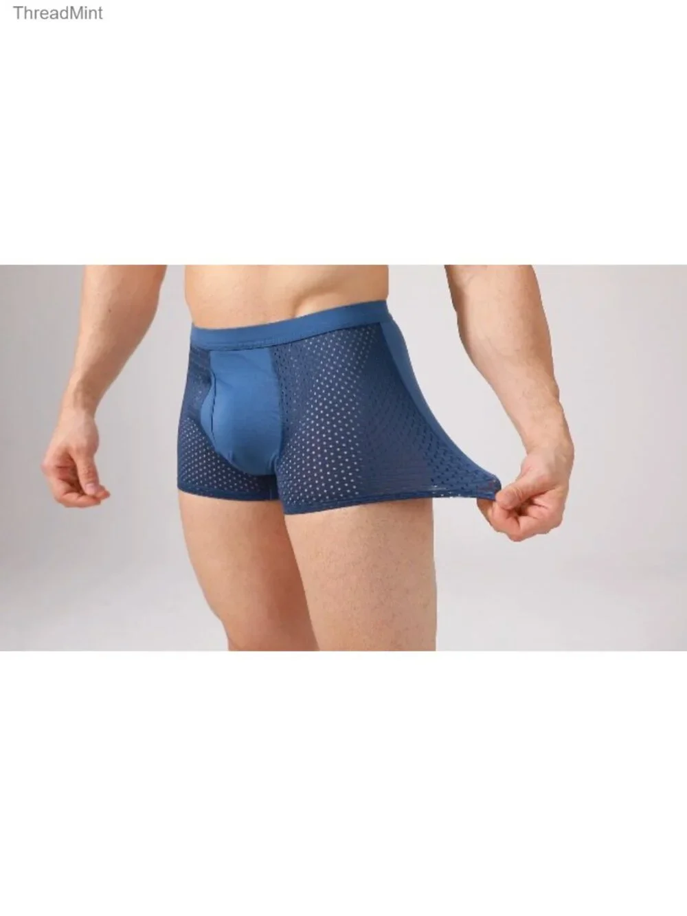 Bamboo Viscose Boxer Briefs Breathable Moisture Wicking 5 Pack